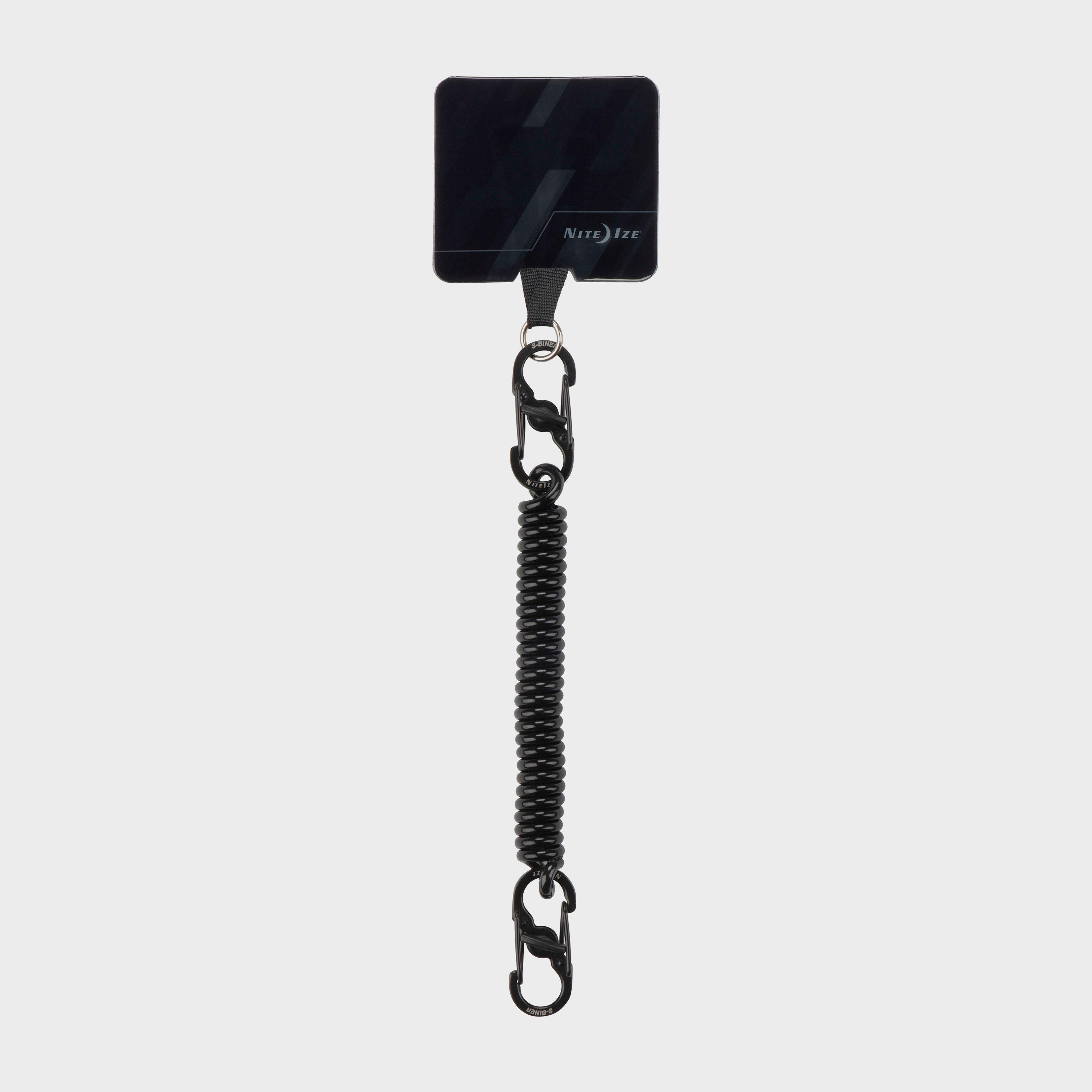 Image of Niteize Hitch Phone Anchor And Tether - Black/Anchor, Black/ANCHOR