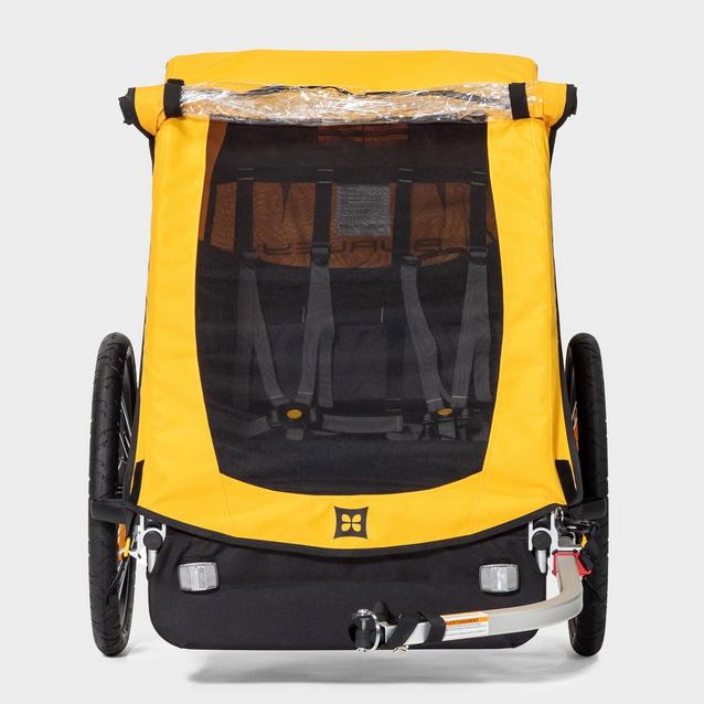 Yellow best sale bike trailer