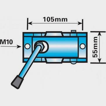 Silver Maypole 42mm Split Clamp