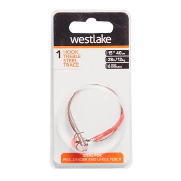 White Westlake 1 Hook Treble Snap Tackle (Size 6)