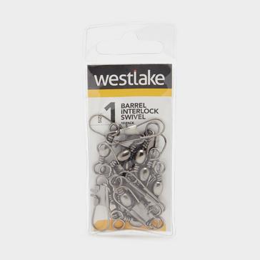 SILVER Westlake Barrel Interlock Swivel Size 1 (10 Pack)