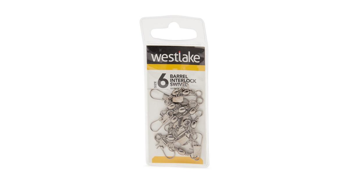 Westlake Barrel Interlock Swivel Size 6 10 pack