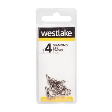 Silver Westlake Diamond Eye Swivel (Size 4)