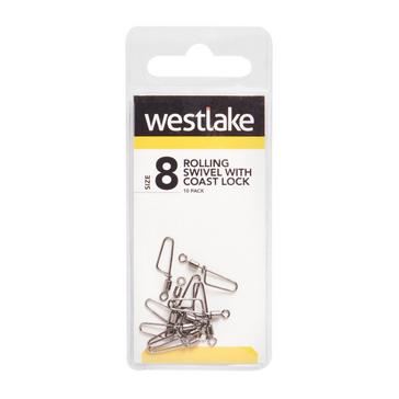 Silver Westlake Rolling Swivel with Coast Lock (Size 8)