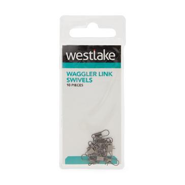 Silver Westlake Waggler Link Swivels Size 12