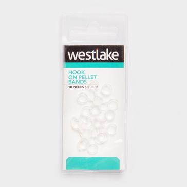 WHITE Westlake Hook on Pellet Bands (Medium)