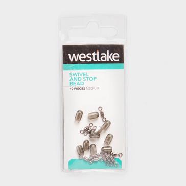 SILVER Westlake Swivel and Stop Bead (Medium)