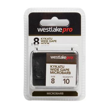 Black Westlake Kykatu Wide Gape Micro-Barbed Size 8