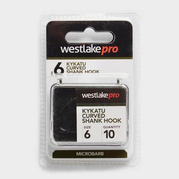 BLACK Westlake Curved Shank Micro-Barbed Size 6