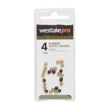 Black Westlake Rubber Shock Beads (4mm)
