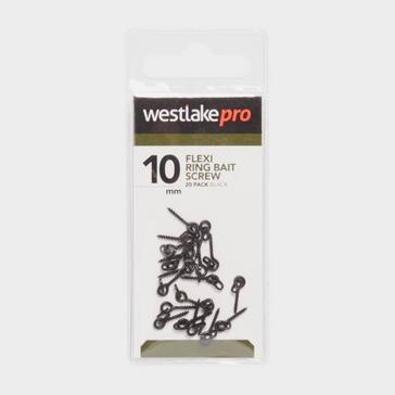 Black Westlake Flexi Ring Bait Screw 20Pk