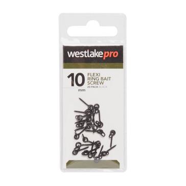 Black Westlake Flexi Ring Bait Screw 20pk