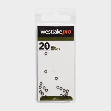 Black Westlake Rig Rings Small 3.1Mm 20Pk