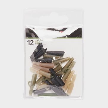 Brown Westlake Lead Clips and Tail Rubbers (Mixed)