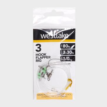 CLEAR Westlake 3 Hook Flapper Size 1/0