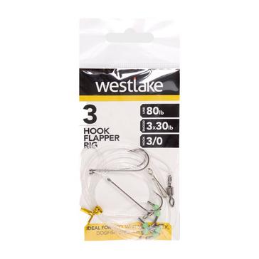 CLEAR Westlake 3 Hook Flapper Size 3/0