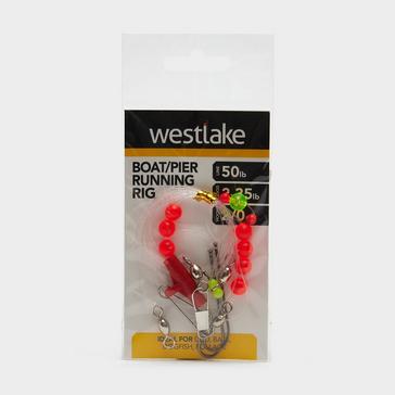 Red Westlake 2 Hook Boat Pier Run Rig 2/0