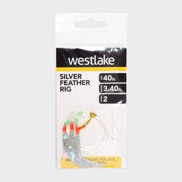 White Westlake 3 Silver Flash Feather Rig 2