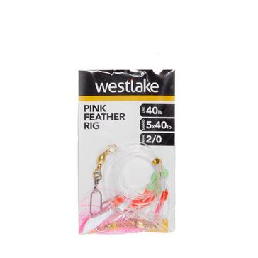 Multi Westlake 5 Hook Pink Flash Feather Rig