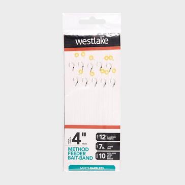 White Westlake Method Feeder Bait Band Rig 4” Size 12