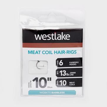 SILVER Westlake Meat Coil Hair-Rigs (Size 6)