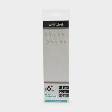 Silver Westlake Spade-End Hooks (Size 18)
