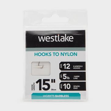 White Westlake Hooks to Nylon Size 12