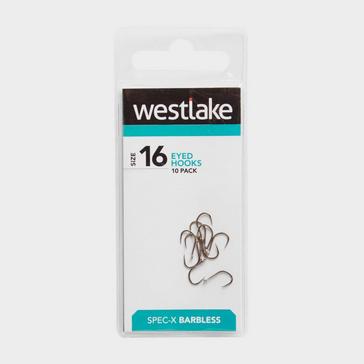 Silver Westlake Barbless Hooks Size 16