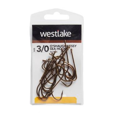 Silver Westlake O'Shaughnessy Sea Hooks (Size 3/0)