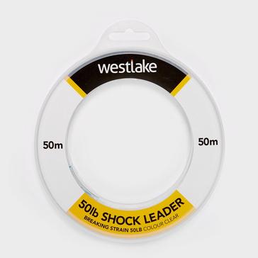 White Westlake SHOCK LEADER 50M 50LB