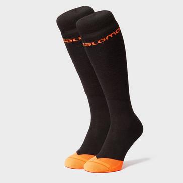 Black Salomon Men's Morillion Ski Socks 2 Pack