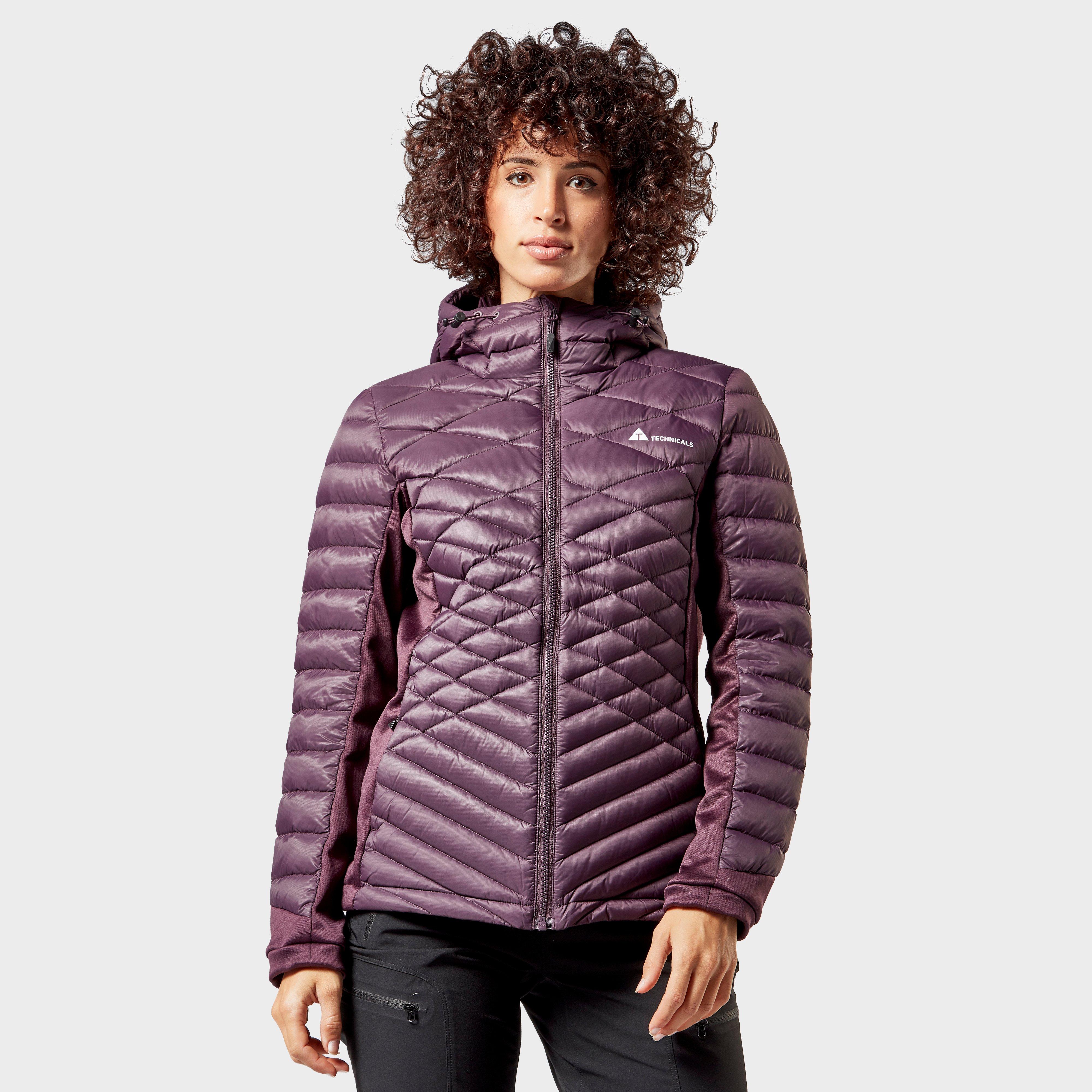 Technicals Technicals Womens Breeze Hybrid Jacket - Purple, Purple Technicals Technicals Womens Breeze Hybrid Jacket - Purple, Purple