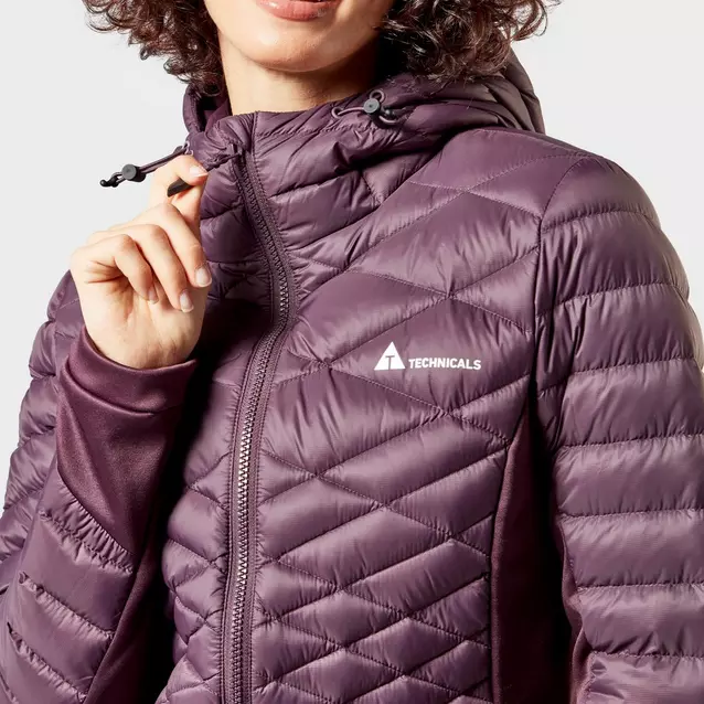 Technicals women's breeze store down hybrid jacket