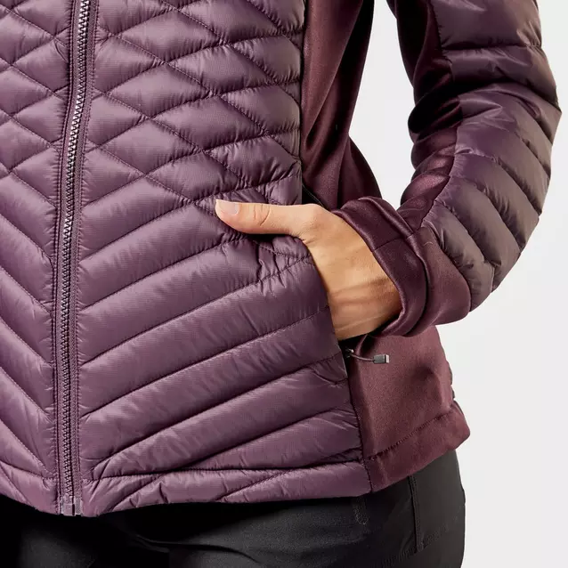 Technicals women's breeze down cheap hybrid jacket