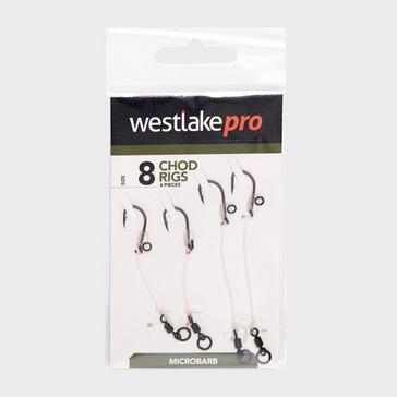 SILVER Westlake Chod Rig Micro-barbed Size 4 4pcs