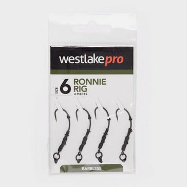 Black Westlake Barbless Ronnie Rig (Size 6)