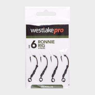 Black Westlake Microbarbed Ronnie Rig (Size 6)