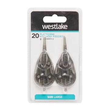 Silver Westlake 20G Method Feeder Plat Lg 2 Pk