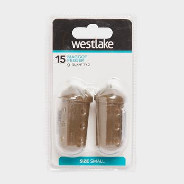 Grey Westlake Maggot Feeder Small 15g (2 Pack)