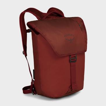 Red Osprey Transporter Flap Backpack