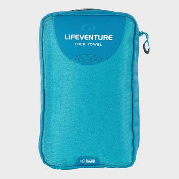 Blue LIFEVENTURE SoftFibre Giant Trek Towel