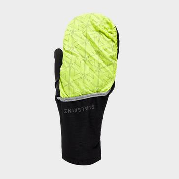 Black Sealskinz Women's Hybrid Outdoor Gloves