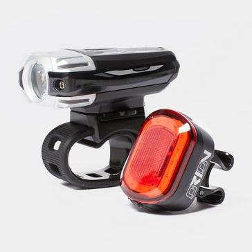 Black Moon Meteor C1 Front & Orion Rear Rechargeable Bike Set