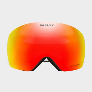 Black Oakley Flight Deck™ Snow Goggles (Matte Black / Prizm Snow Sapphire Iridium)