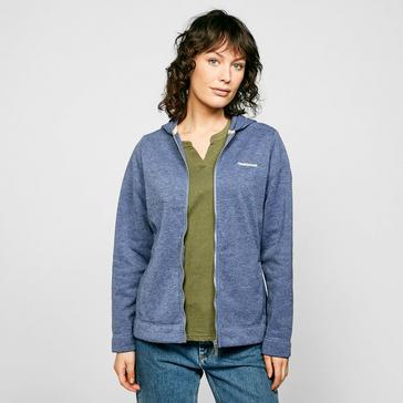 Blue Craghoppers Women’s Croftly Full-Zip Hooded Fleece