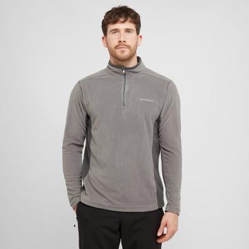 Grey Columbia Klamath 1/4 Zip Fleece