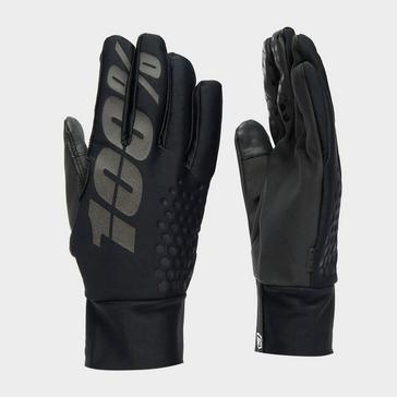 Black 100% Men's Brisker Hydromatic Waterproof Gloves