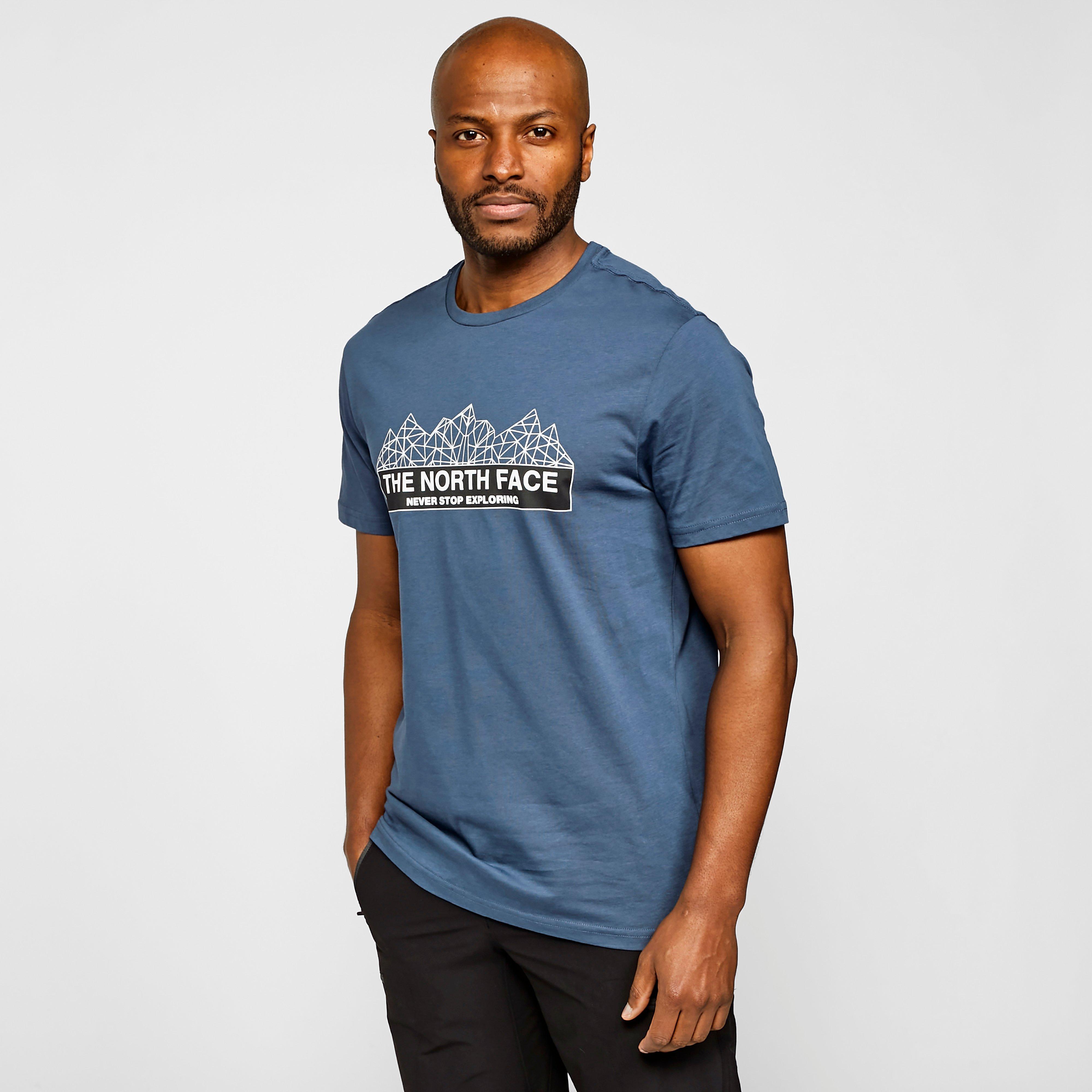 The North Face Men S Mountain Geometry T Shirt Millets