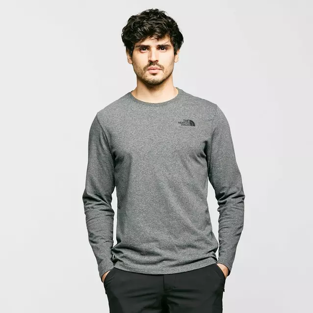 North face men's outlet long sleeve