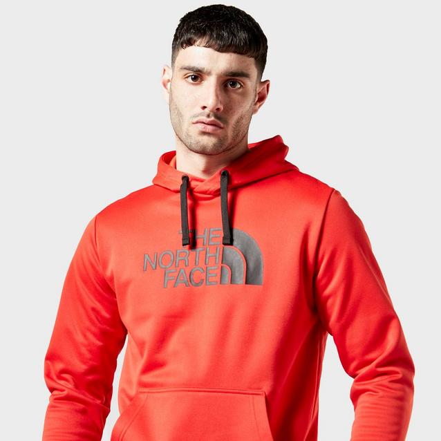 The north face men's surgent pullover half hot sale dome hoodie